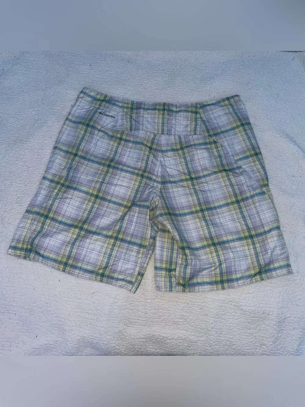 Columbia Sportswear Plaid Outdoor Shorts 42W Omni-Shade